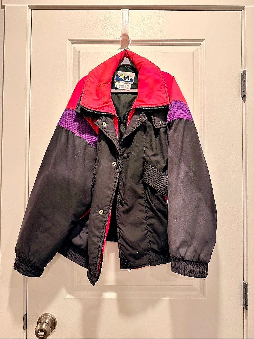 Vintage North Sky Thinsulate 3M ski jacket Color Block Ski Jacket Size Medium